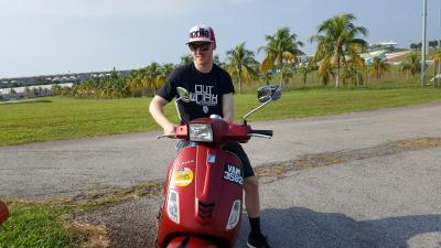 Trackside at Sepang with Bradley Smith