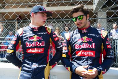 Carlos Sainz and Max Verstappen made their F1 debuts as teammates