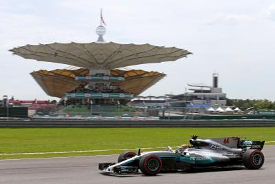 Lewis Hamilton at the 2017 Malaysian Grand Prix
