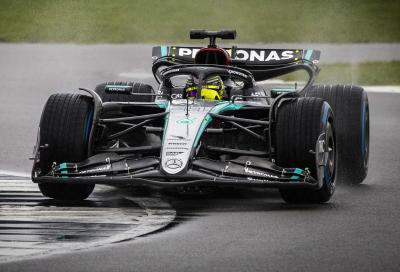 Lewis Hamilton driving his final Mercedes F1 car