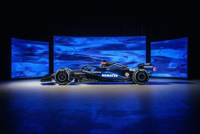 Williams' new sponsor features prominently on the FW46