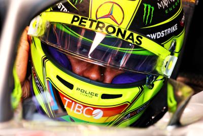 Lewis Hamilton in Mercedes' W13