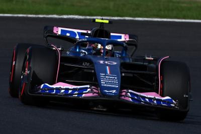 Pierre Gasly on track at the Japanese Grand Prix.