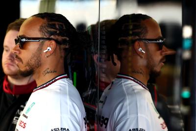Lewis Hamilton pictured during pre-season F1 testing.