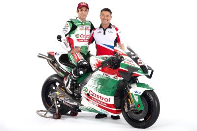 Johann Zarco with Lucio Cecchinello, 2024 LCR Honda livery