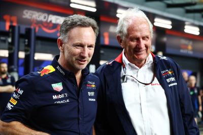 Red Bull F1 boss Christian Horner and motorsport advisor Helmut Marko 