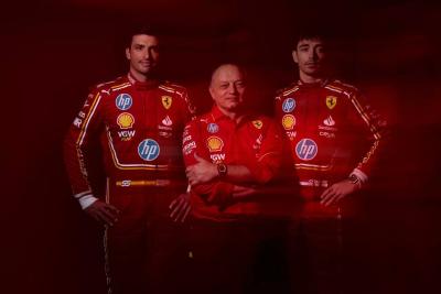 Ferrari's new HP-sponsored team kit 