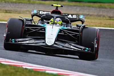 Lewis Hamilton was upbeat about Mercedes' W15 F1 car