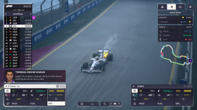 Mechanical failure in F1 Manager 2024