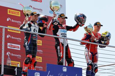 Bridewell on the podium for race 2, Donington Park 2024