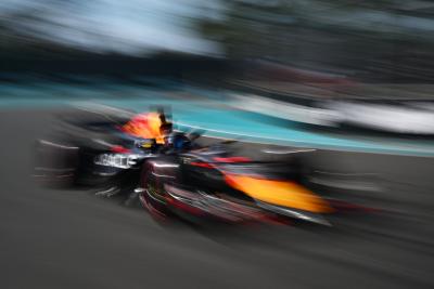 Sergio Perez during Miami Grand Prix qualifying 