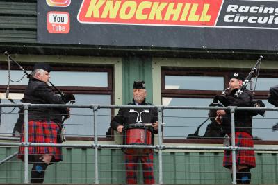 Podium celebrations, Knockhill, 2024, 16 June