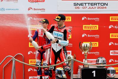 Tommy Bridewell, Glenn Irwin, BSB, 2024, Snetterton, 7 July