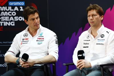 Toto Wolff and James Vowles