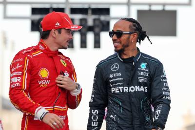 Charles Leclerc and Lewis Hamilton will become teammates next year