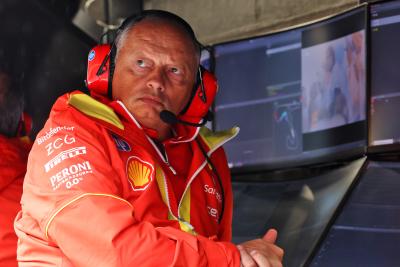 Ferrari team principal Fred Vasseur