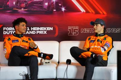 Lando Norris and Oscar Piastri 