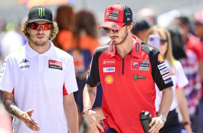 Marco Bezzecchi, Francesco Bagnaia, 2024 Indonesian MotoGP