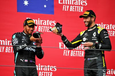 Lewis Hamilton and Daniel Ricciardo 