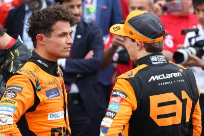 Lando Norris and Oscar Piastri at the Italian GP 