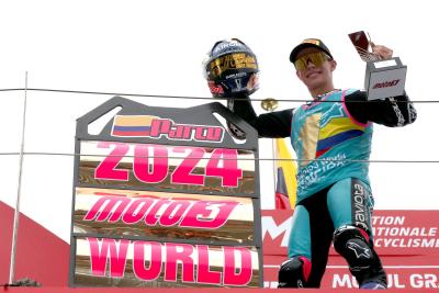 David Alonso, Moto3, Japan, 2024, world champion