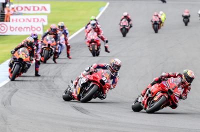 Bagnaia leads, 2024 Japanese MotoGP