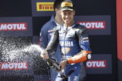 Aldi Satya Mahendra - Team BrCorse Yamaha - Race 1 WorldSSP300 Jerez