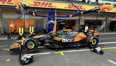 The revised McLaren in Mexico