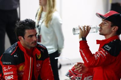 Carlos Sainz and Charles Leclerc