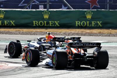 Lando Norris and Max Verstappen