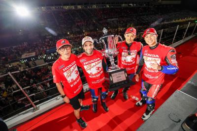 Johann Zarco part of Honda's winning team at the 2024 Suzuka 8 Hours