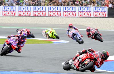 Francesco Bagnaia, Martin, Marquez. Assen.