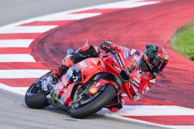 Francesco Bagnaia, 2024 MotoGP Solidarity Grand Prix. Credit: Gold and Goose.