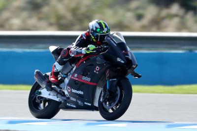 Axel Bassani, 2024 Jerez WorldSBK Test. Credit: Gold and Goose.