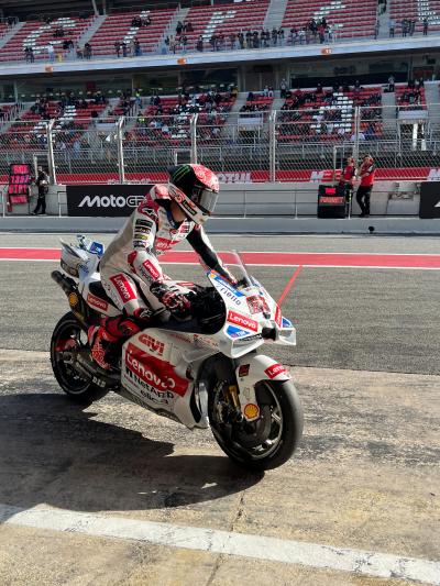 Francesco Bagnaia, 2024 MotoGP Barcelona Test. Credit: Gold and Goose.