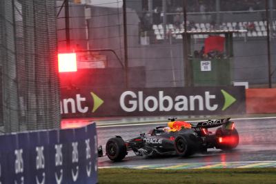 The red flag ruined Max Verstappen's chances of advancing into Q3