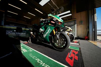 GR Motorsport Kawasaki pit box. Credit: GR Motorsport.