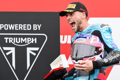 Jake Dixon, 2024 Moto2 Japanese Grand Prix, qualifying parc ferme. Credit: Gold and Goose.