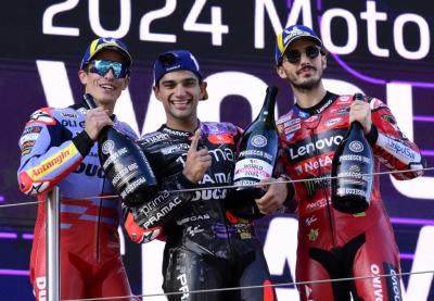 Marc Marquez, Jorge Martin, Francesco Bagnaia