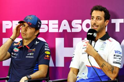 Sergio Perez and Daniel Ricciardo