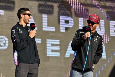 Esteban Ocon and Pierre Gasly