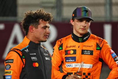 Lando Norris and Oscar Piastri