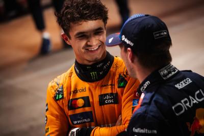 Lando Norris and Max Verstappen