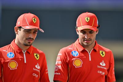 Charles Leclerc and Carlos Sainz 