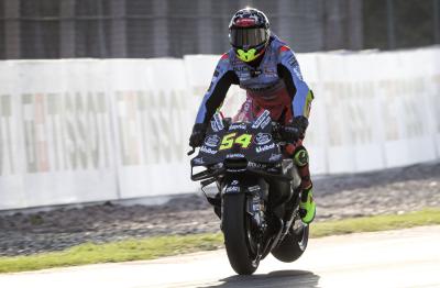 Fermin Aldeguer, braking, 2024 Barcelona MotoGP test