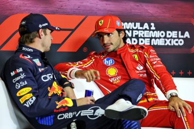 Max Verstappen and Carlos Sainz 