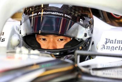 Ryo Hirakawa drove for Haas in last year's Abu Dhabi test 