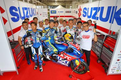 Teramoto@J-Trip Racing Suzuki, Nobu Aoki