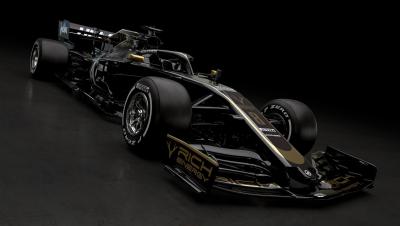 Haas reveals new black and gold F1 livery for 2019