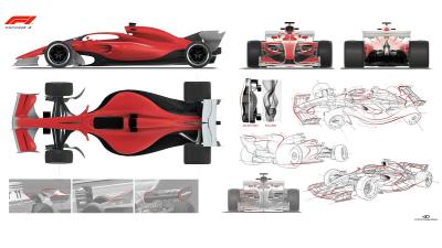 F1 reveals concept car designs for 2021 